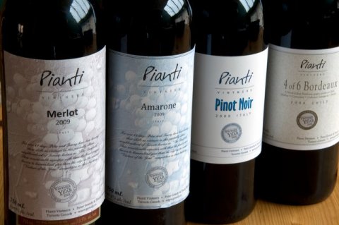 Four of Pianti's 2009 lineup